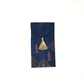 Ornate Blue Mughal Boota Rust Gift Envelope - Small