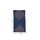 Ornate Blue Mughal Boota Rust Gift Envelope - Small