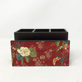 Indian Mogra Cutlery Stand with Tissue Paper Holder