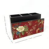 Indian Mogra Cutlery Stand with Tissue Paper Holder