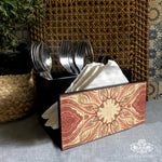 Paisley Jaal Stand with Tissue Paper Holder