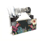 Midnight Foliage Cutlery Stand with Tissue Paper Holder