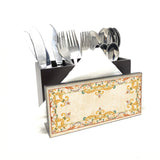 Inlay Prism Cutlery Stand with Tissue Paper Holder