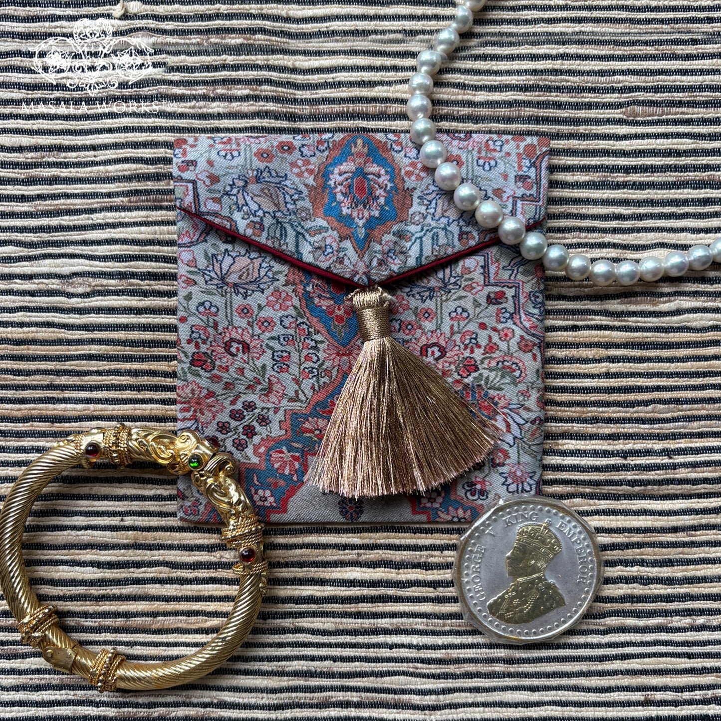 Classic Persian Kilim Gift Pouch - Mini