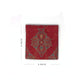 Ornate Mughal Boota Rust Gift Pouch - Mini
