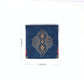 Ornate Mughal Boota Deep Blue Gift Pouch - Mini