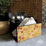 Chintz Garden Cutlery Stand with Tissue Paper Holder