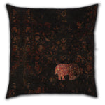 Ornate Elephant Cushion Cover