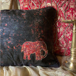 Ornate Elephant Cushion Cover