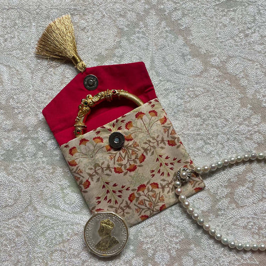 Delicate Foral Gift Pouch - Mini