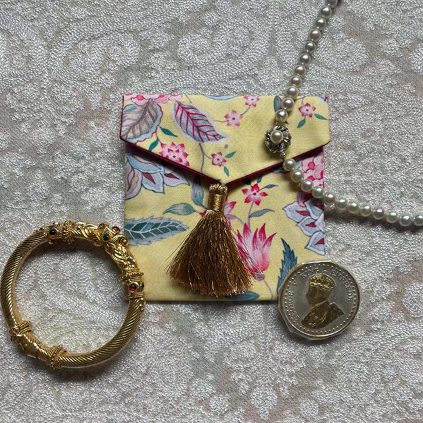 Aster Blooms Gift Pouch - Mini