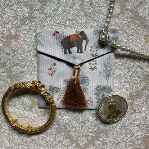 Majestic Elephant Gift Pouch - Small