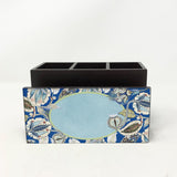 Azure Foliage Cutlery Stand with Tissue Paper Holder