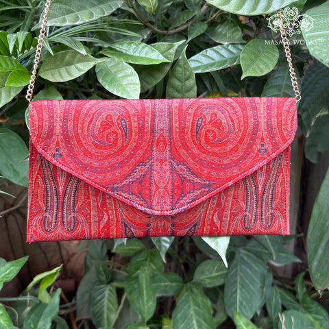 Paisley Clutch / Sling Bag