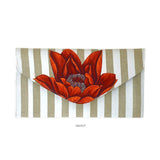 Striped Chintz Clutch / Sling Bag