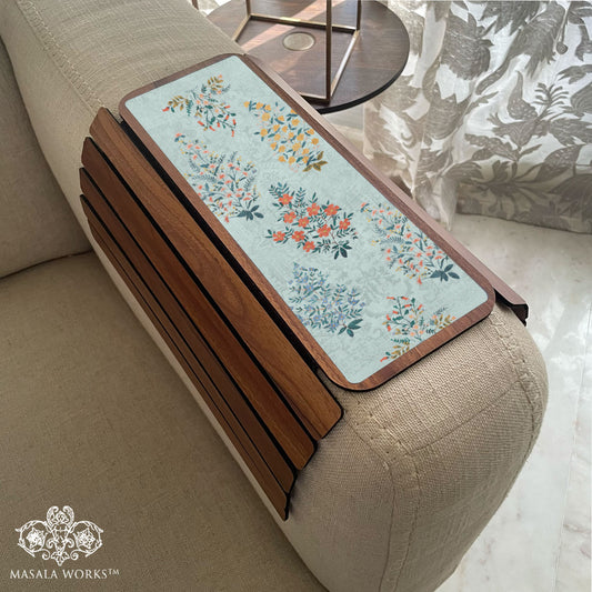 Floral Bushes Sofa Handle Mats