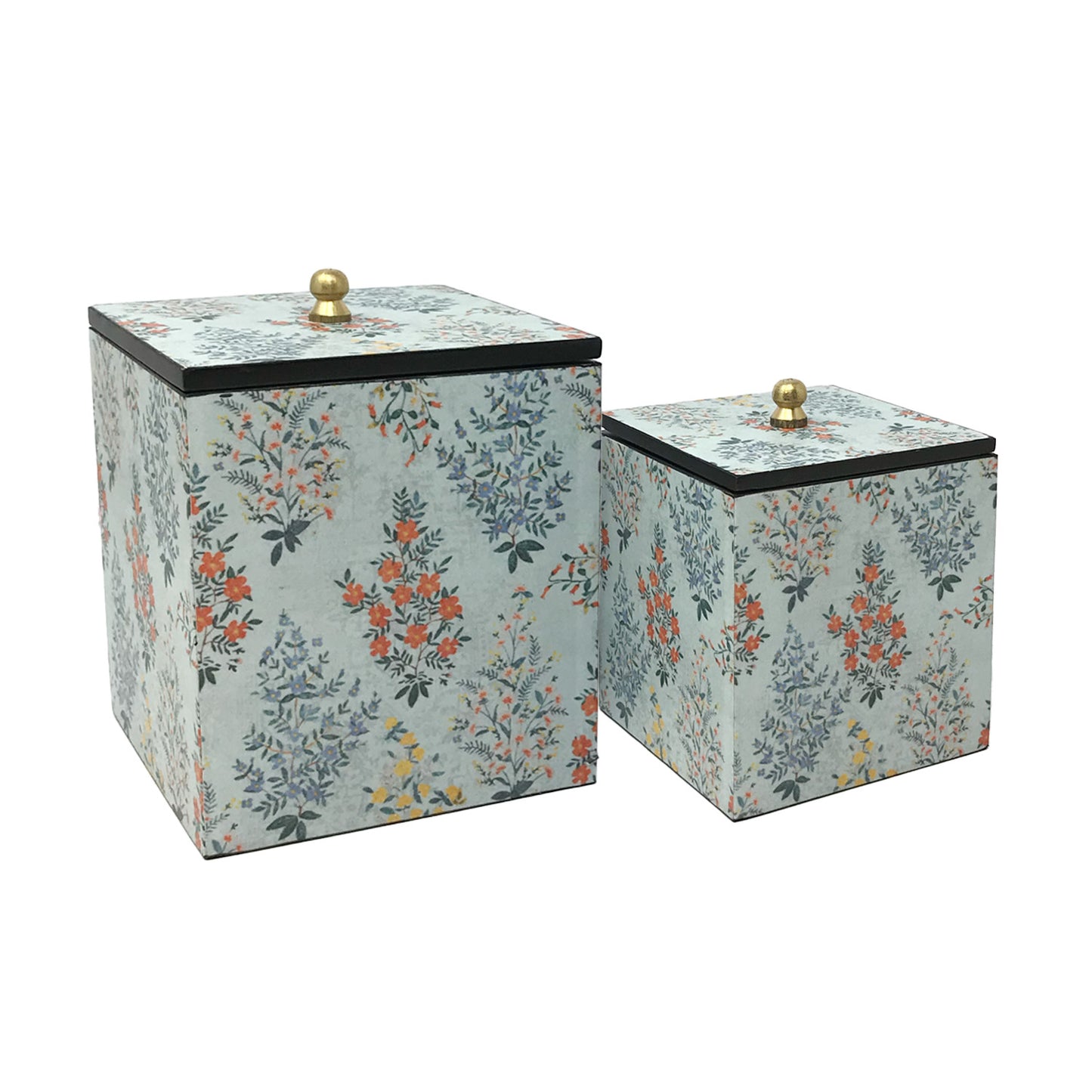 Floral Bushes Vanity Box