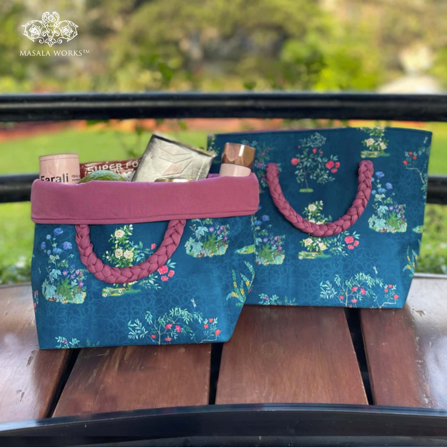 Fragrant Forest Roll down Bag/Basket