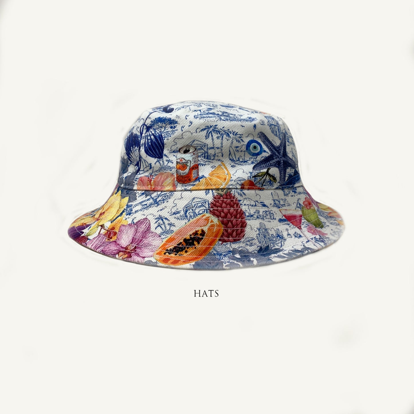 Radiant Garden On Ink Bucket Hat