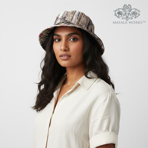 Urban Bloom Scape Bucket Hat