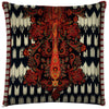 Black & White Paisley Cushions Cover With Coins