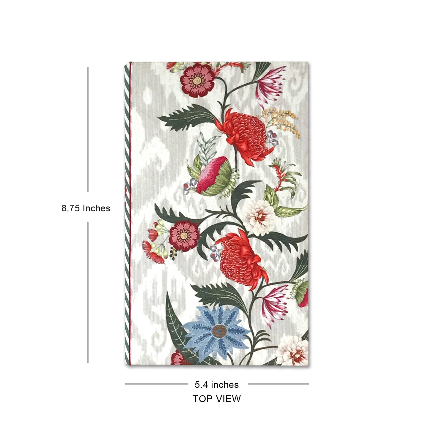 Ikat Chintz Book Shaped Box