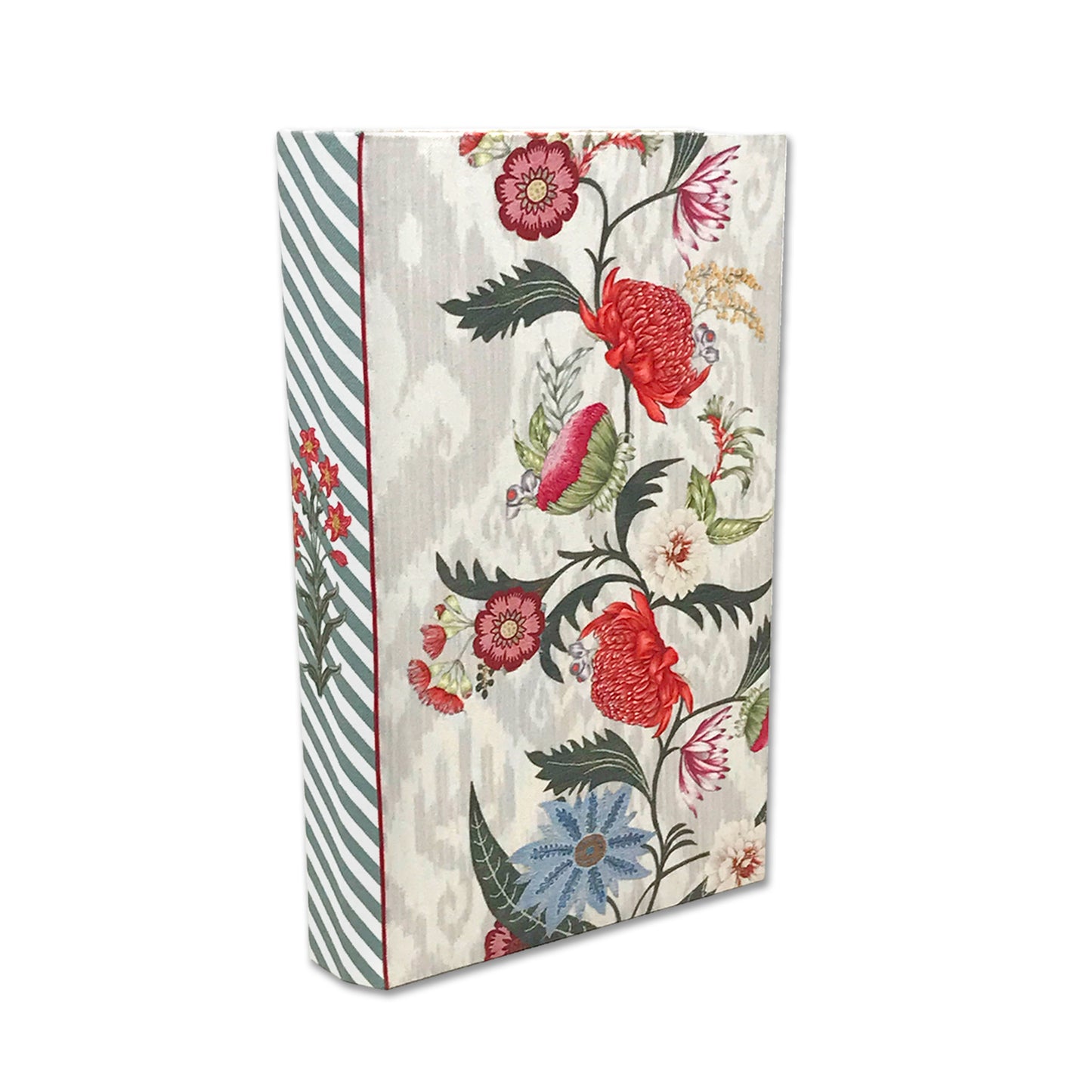 Ikat Chintz Book Shaped Box
