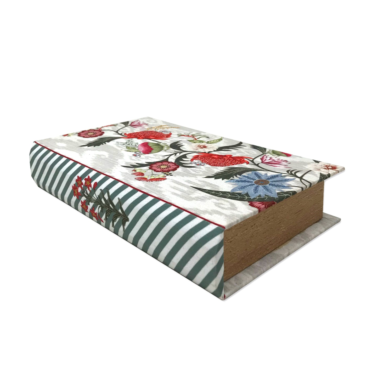 Ikat Chintz Book Shaped Box