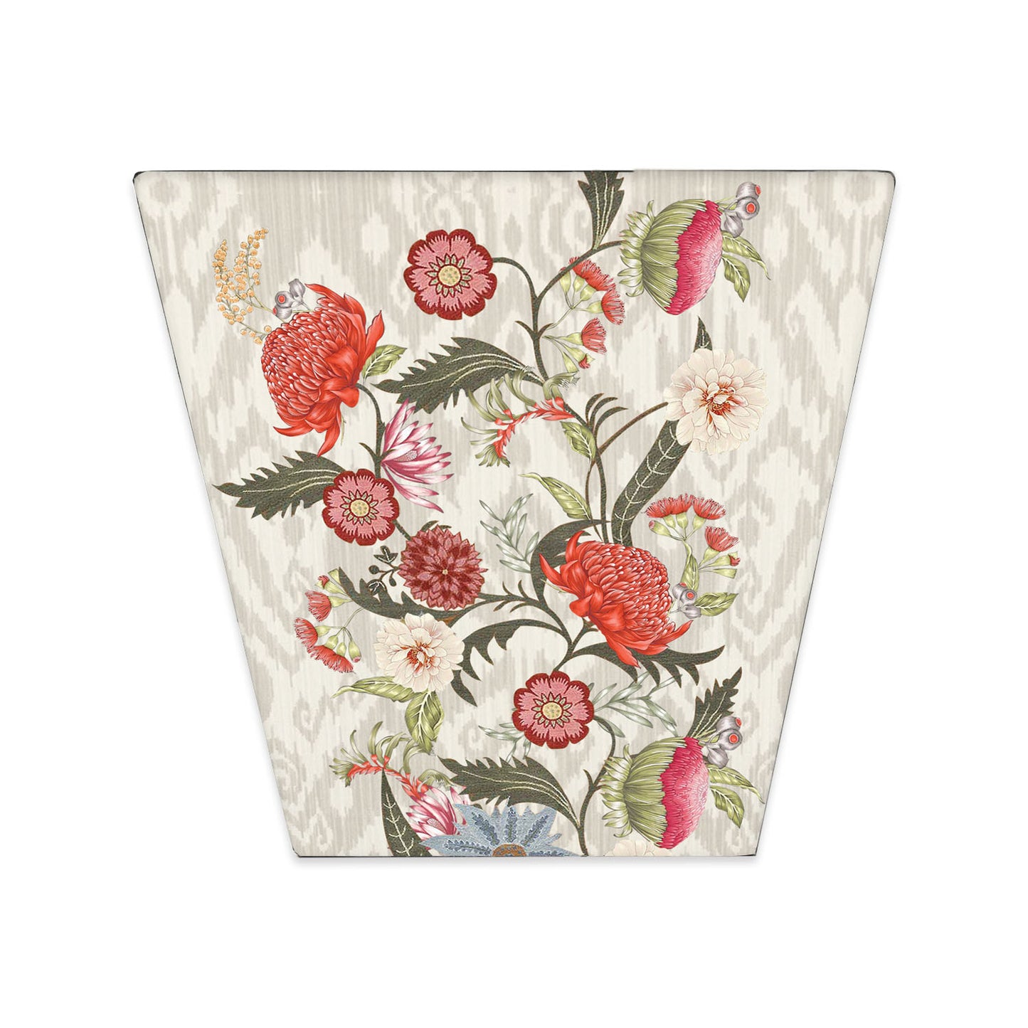 Ikat Chintz Dustbin