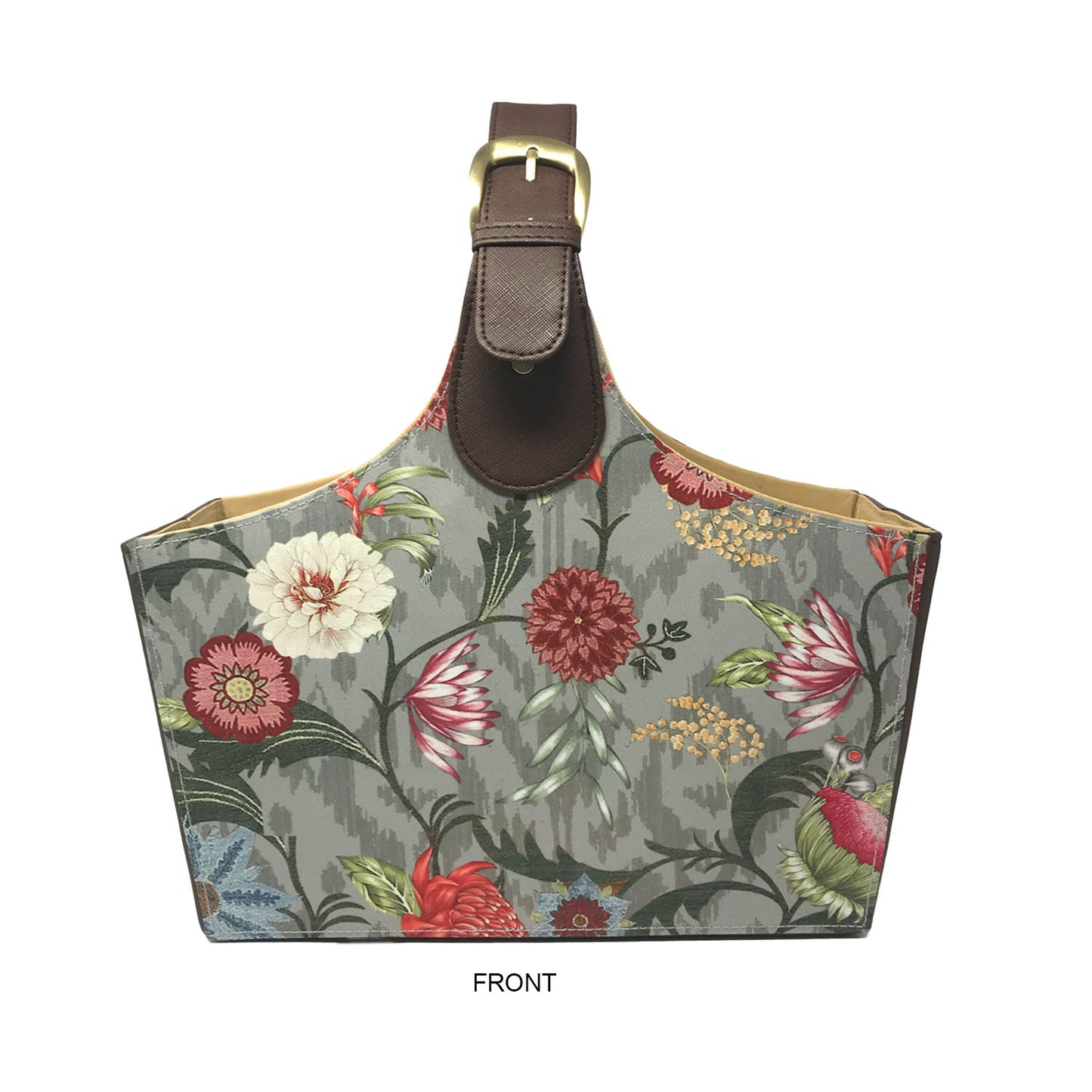 Ikat Chintz Magazine/Gift Basket