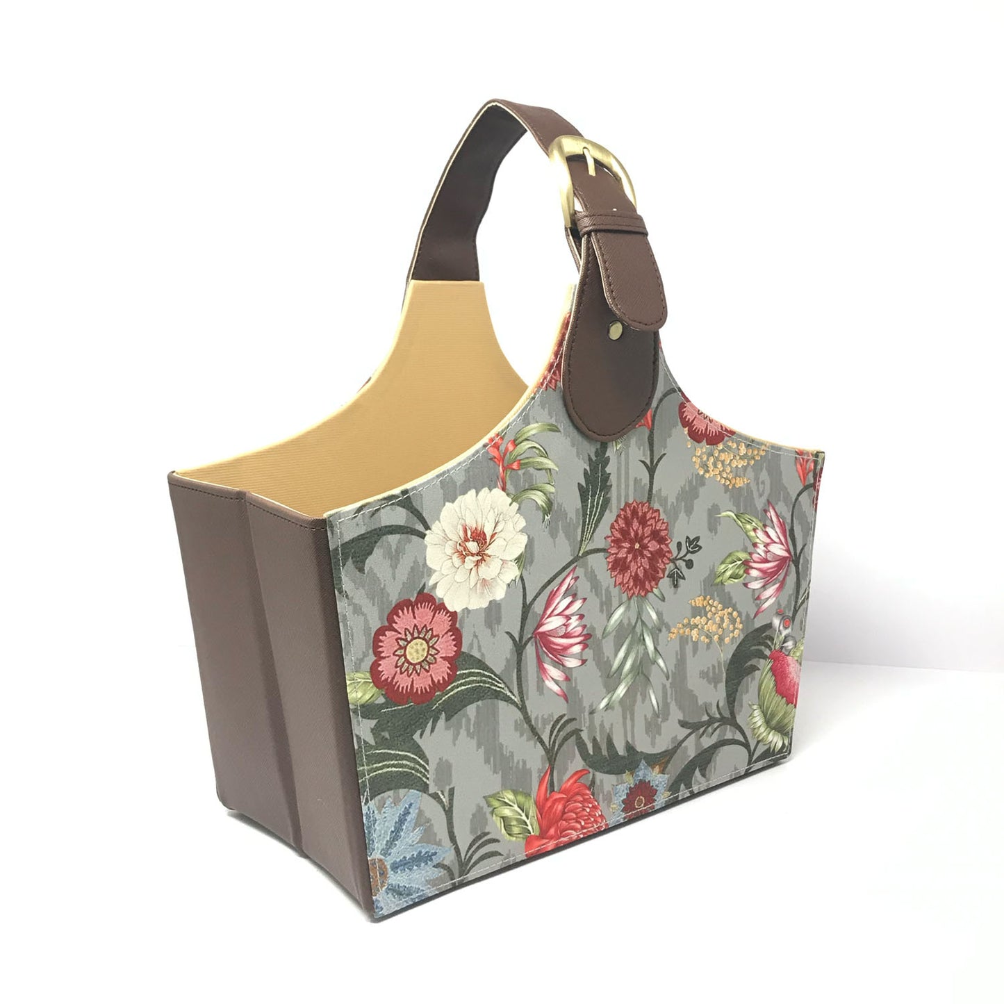Ikat Chintz Magazine/Gift Basket