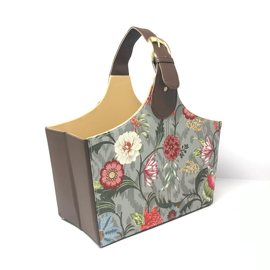 Ikat Chintz Magazine/Gift Basket
