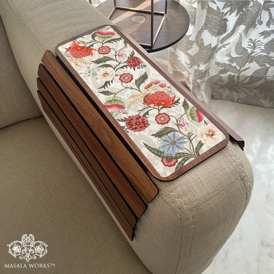 Ikat Chintz Sofa Handle Mats
