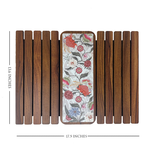 Ikat Chintz Sofa Handle Mats