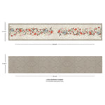 Ikat Floral Reversible Table Runner