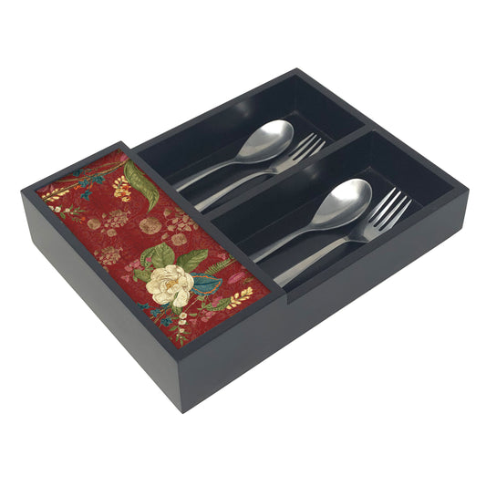 Indian Mogra Cutlery Tray
