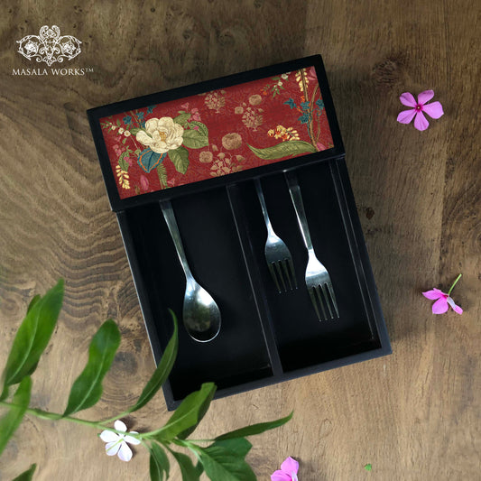 Indian Mogra Cutlery Tray