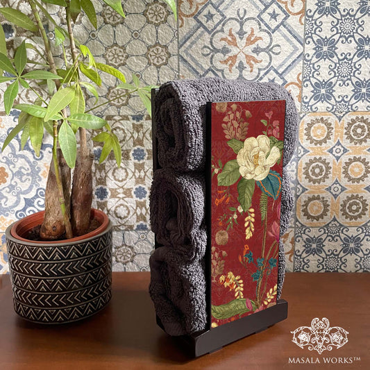 Indian Mogra Cloth Napkin Stand
