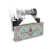 Suzani Boota Cutlery Stand with Tissue Paper Holder