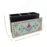 Suzani Boota Cutlery Stand with Tissue Paper Holder