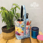 Radiant Garden On Ink Mini Lunch Bag