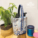 Azure Foliage Mini Lunch Bag