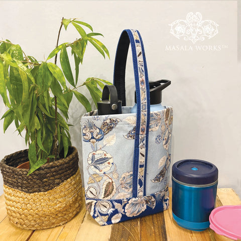 Azure Foliage Mini Lunch Bag