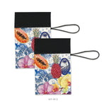 Radiant Garden on Ink Luggage Identifier (Set Of 2)