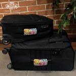 Radiant Garden on Ink Luggage Identifier (Set Of 2)