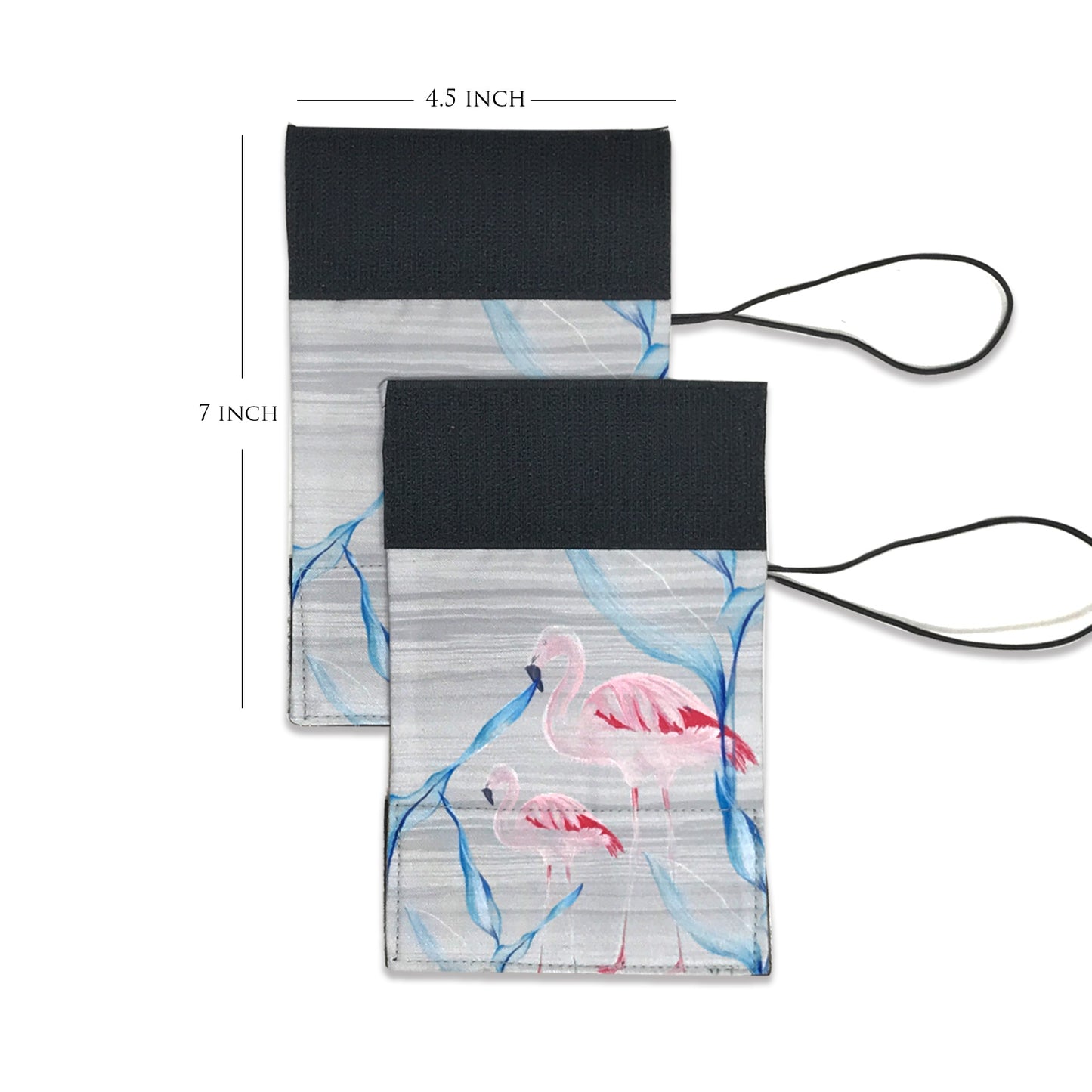 Blushing Flamingos Luggage Identifier (Set Of 2)