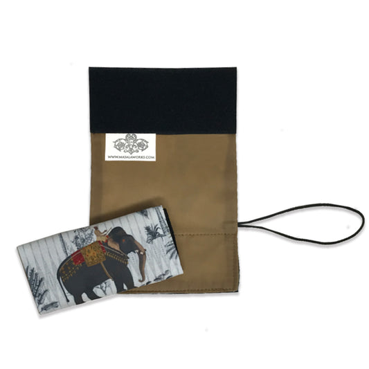 Majestic Elephant Luggage Identifier (Set Of 2)