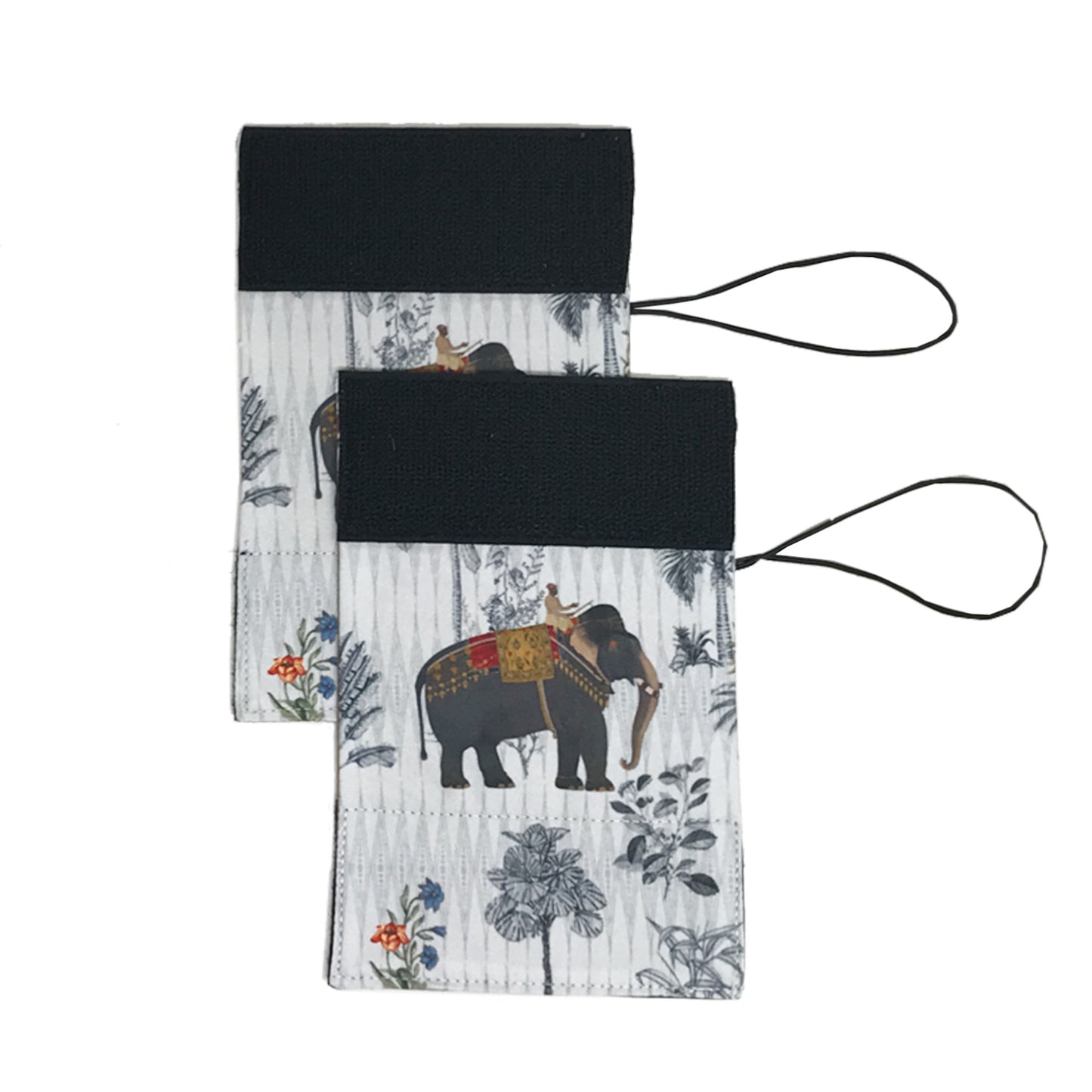 Majestic Elephant Luggage Identifier (Set Of 2)