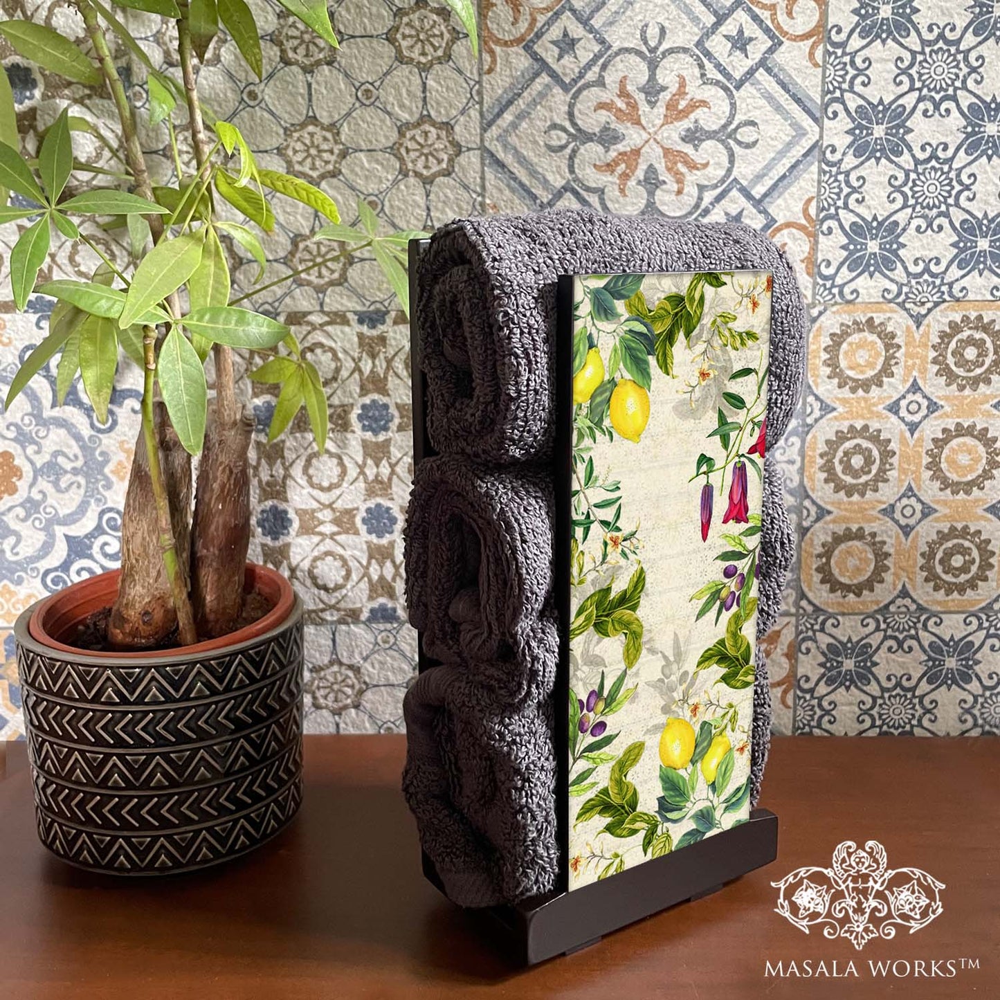 Lemon Lush Cloth Napkin Stand