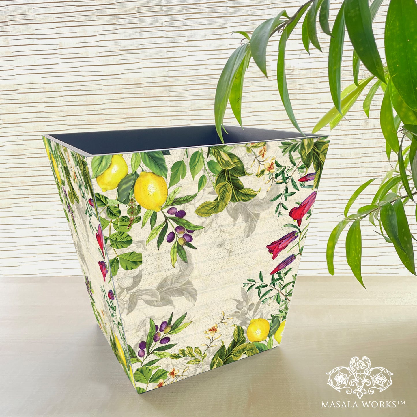 Lemon Lush Dustbin